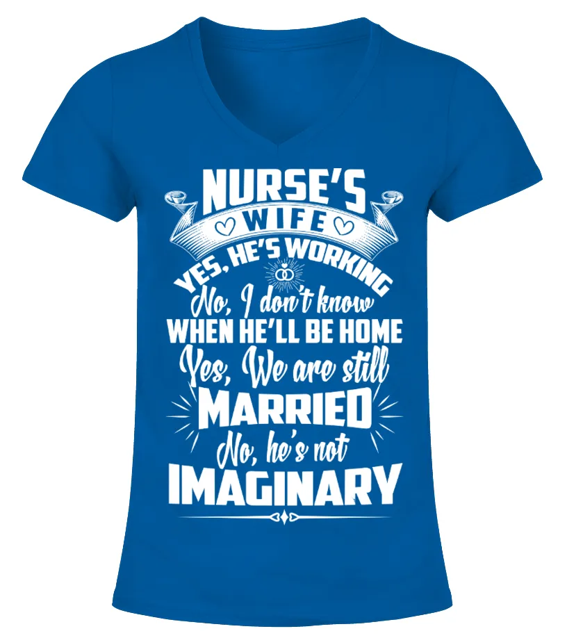 Nurse's Wife Camiseta cuello pico Mujer