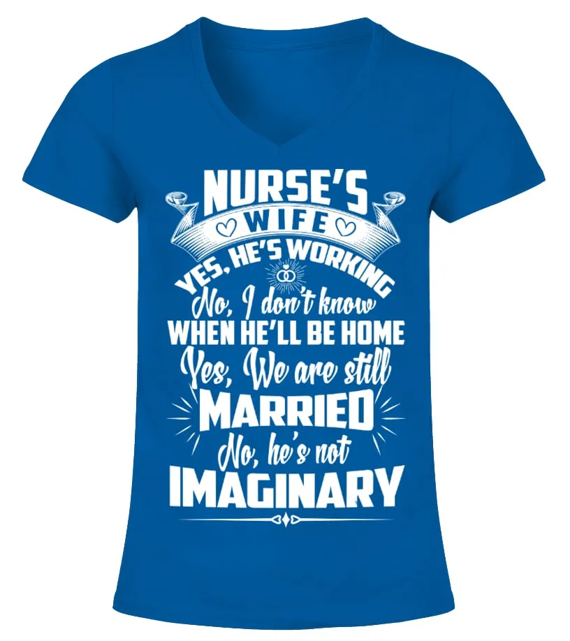 Nurse's Wife Camiseta cuello pico Mujer