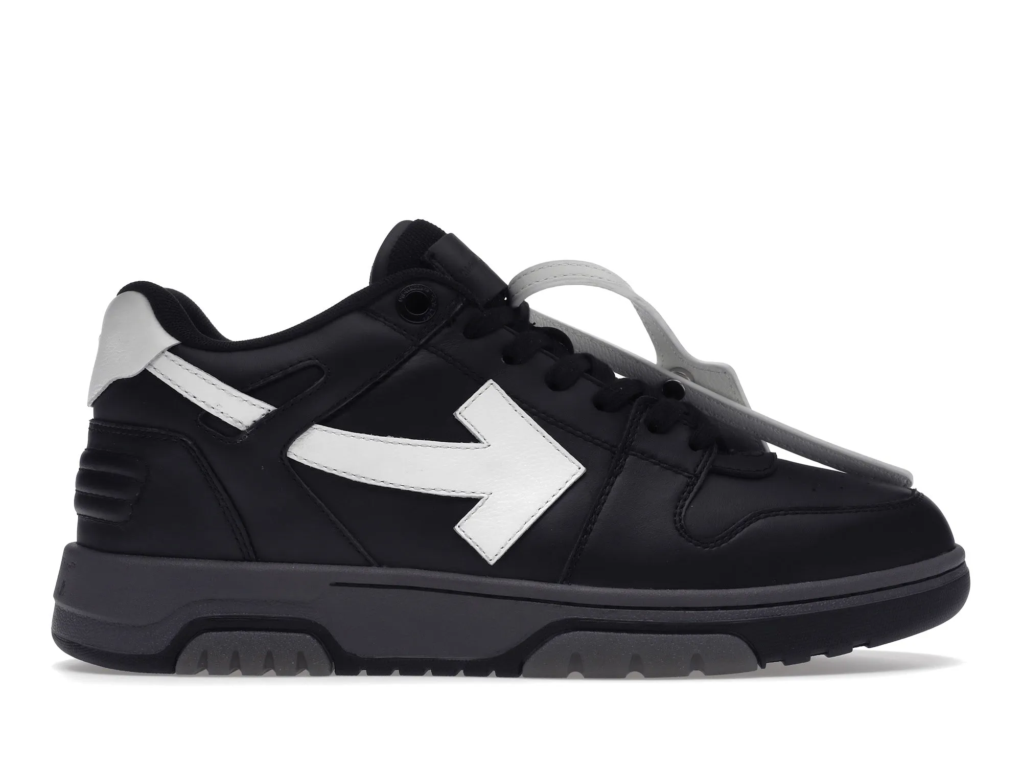 OFFWHITE OUT OF OFFICE OOO LOW TOPS BLACK GREY WHITE SS22