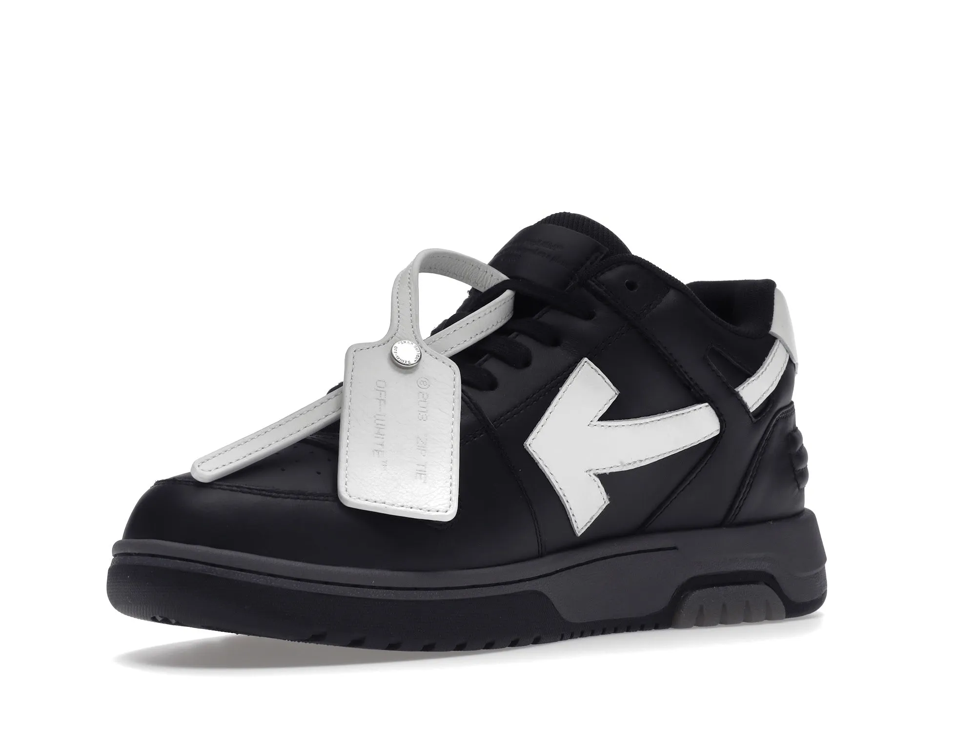 OFFWHITE OUT OF OFFICE OOO LOW TOPS BLACK GREY WHITE SS22