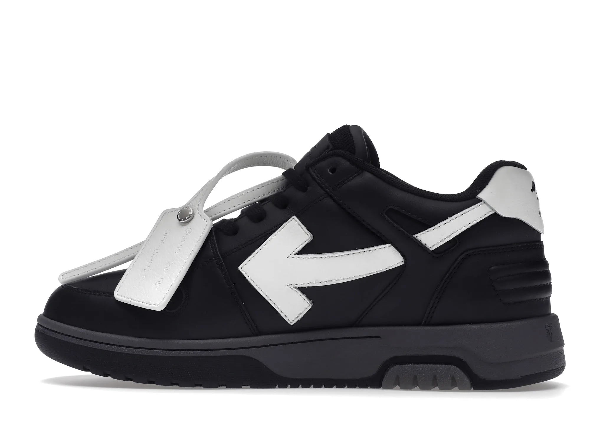 OFFWHITE OUT OF OFFICE OOO LOW TOPS BLACK GREY WHITE SS22