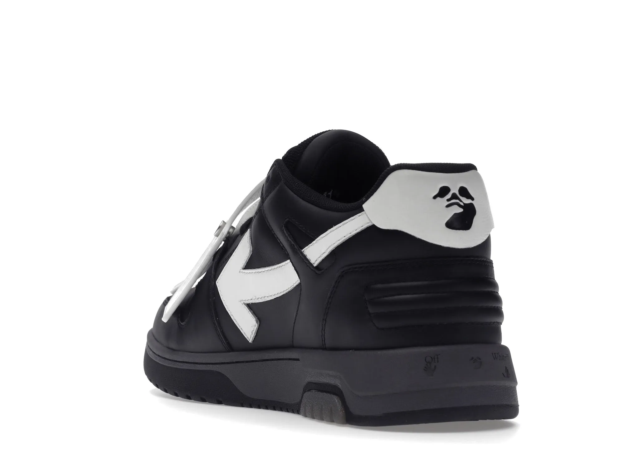 OFFWHITE OUT OF OFFICE OOO LOW TOPS BLACK GREY WHITE SS22