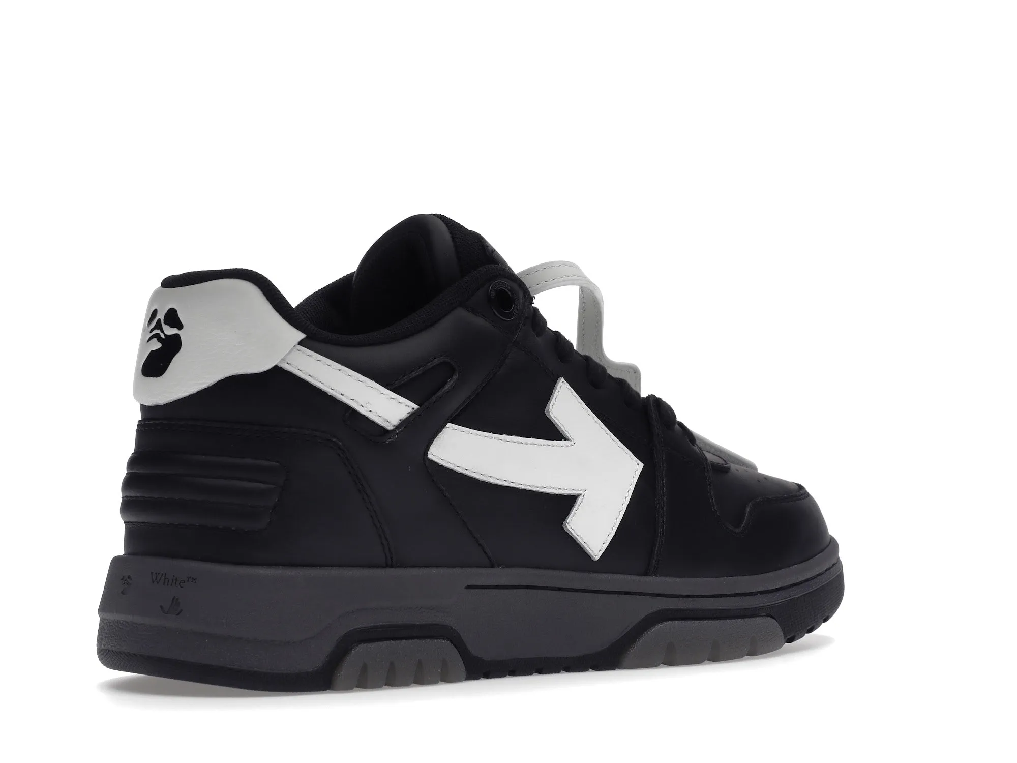 OFFWHITE OUT OF OFFICE OOO LOW TOPS BLACK GREY WHITE SS22