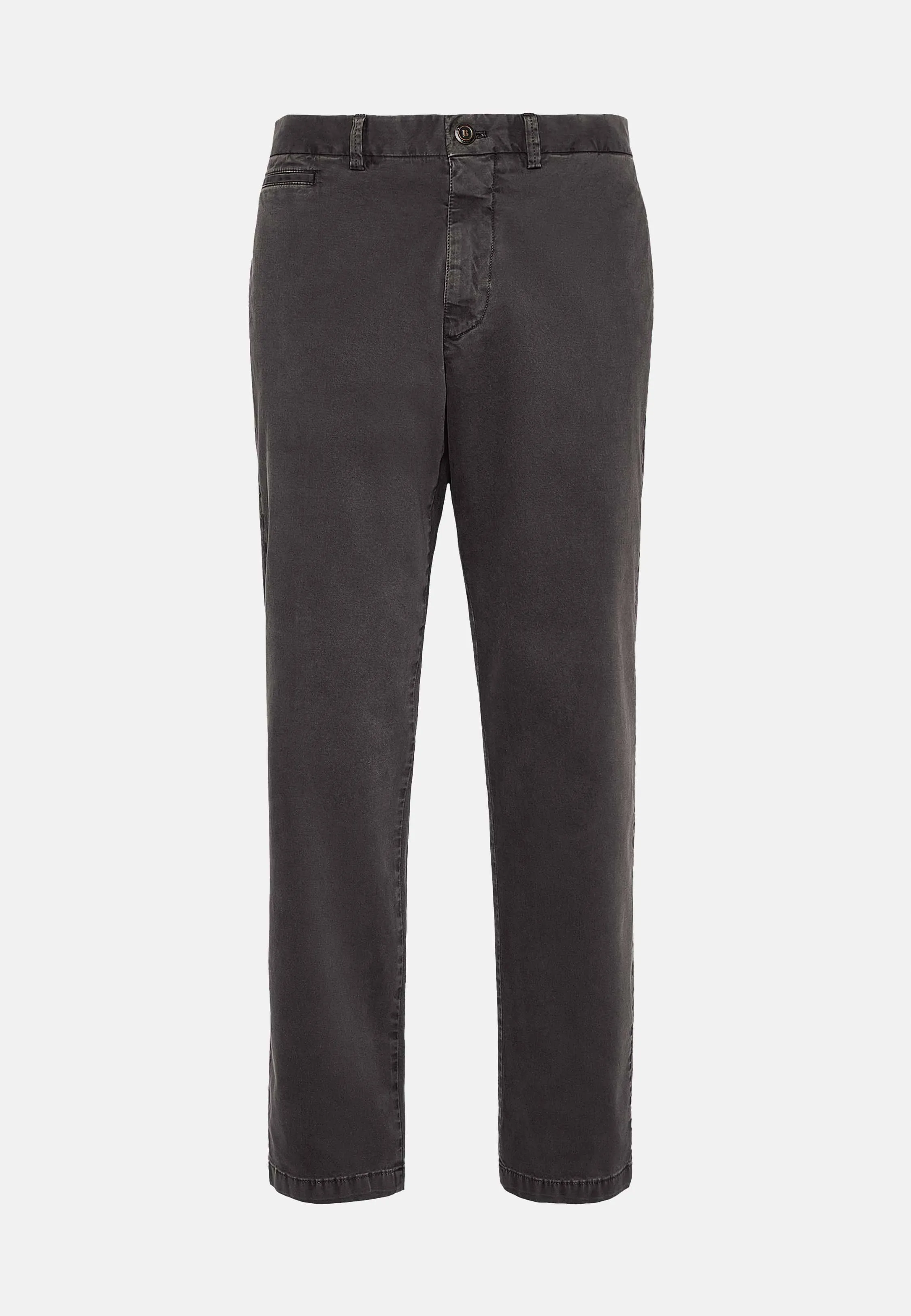 Pantalón De Gabardina De Algodón Elástico