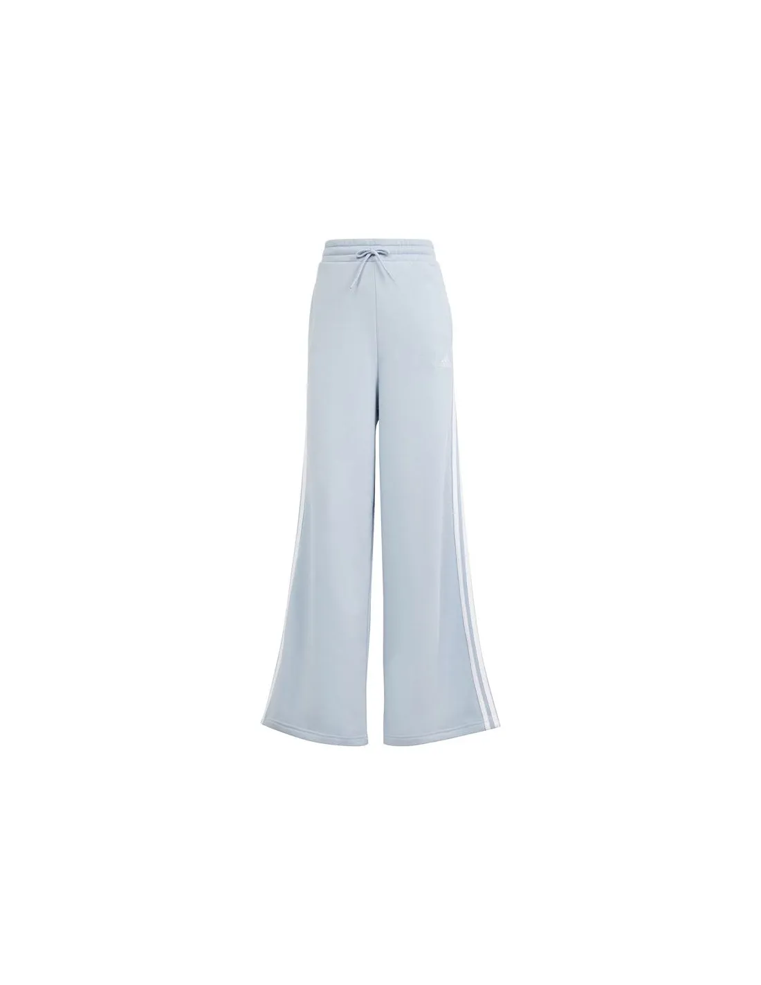 Pantalones adidas Essentials 3 Bandas Fleece Wide Mujer Azul