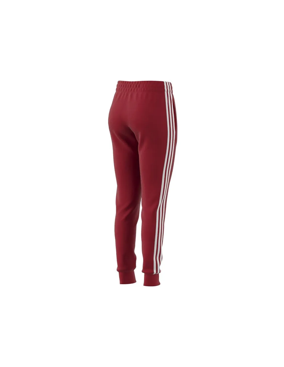 PANTALONES ADIDAS ESSENTIALS 3STRIPES FLEECE MUJER ROJO