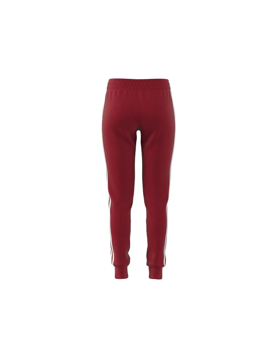 PANTALONES ADIDAS ESSENTIALS 3STRIPES FLEECE MUJER ROJO