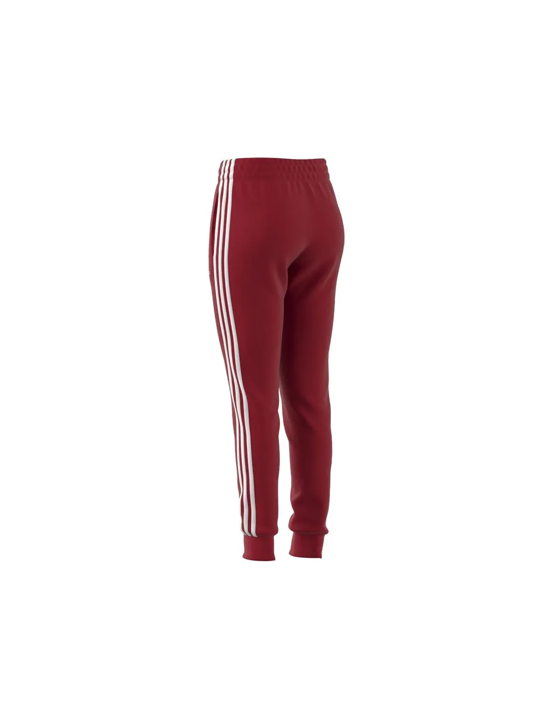 PANTALONES ADIDAS ESSENTIALS 3STRIPES FLEECE MUJER ROJO
