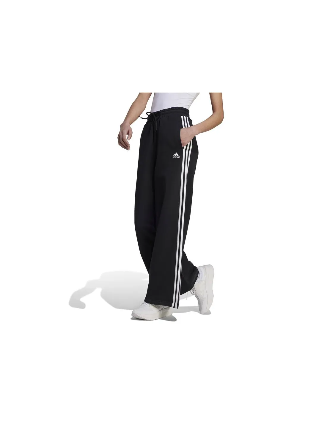 Pantalones adidas Essentials Frech Terry Wide 3 Bandas Mujer