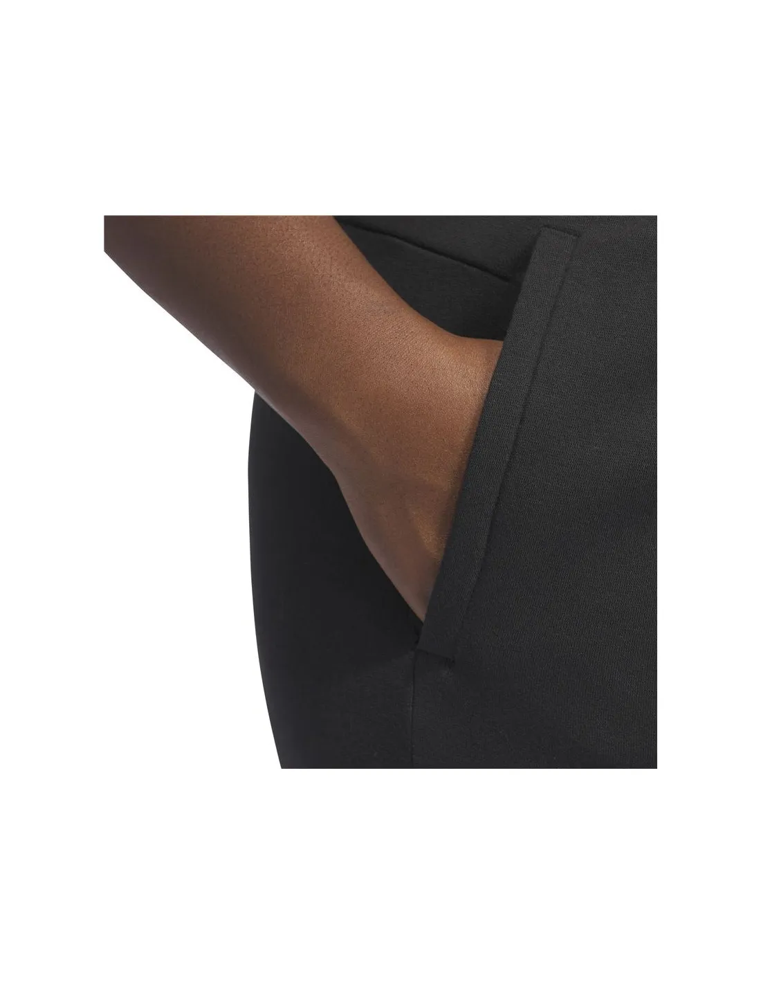 Pantalones adidas Essentials Small Logo Feel Cozy Open Hem Inclusive Mujer Negro