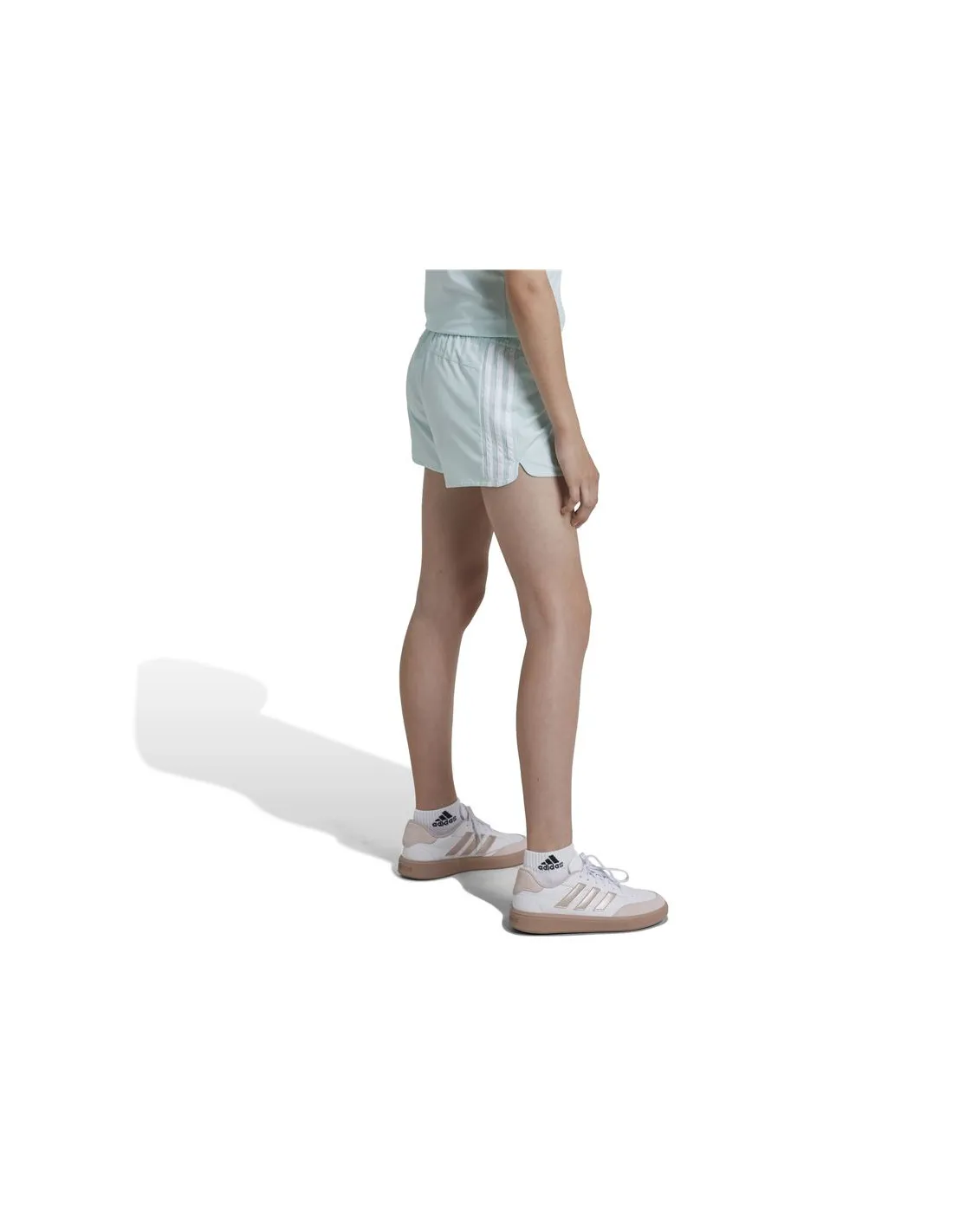 Pantalones adidas Train Essentials Aeroready 3 Bandas Niña Aguamarina