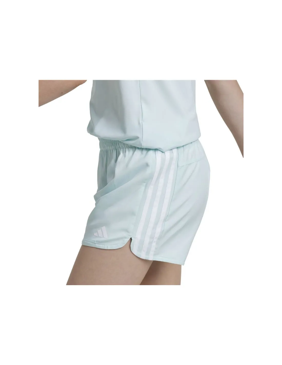 Pantalones adidas Train Essentials Aeroready 3 Bandas Niña Aguamarina