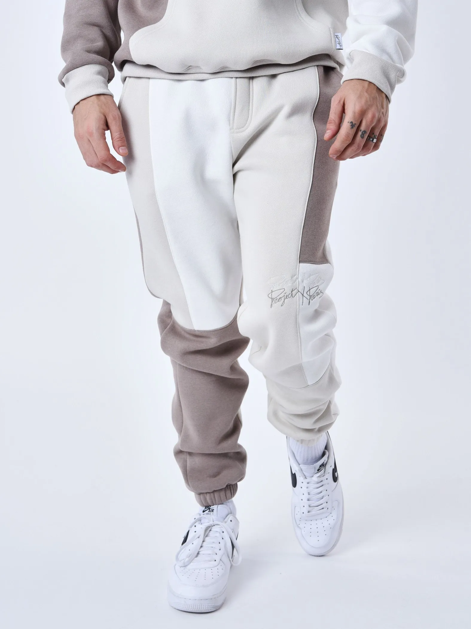 Pantalón de chándal tricolor