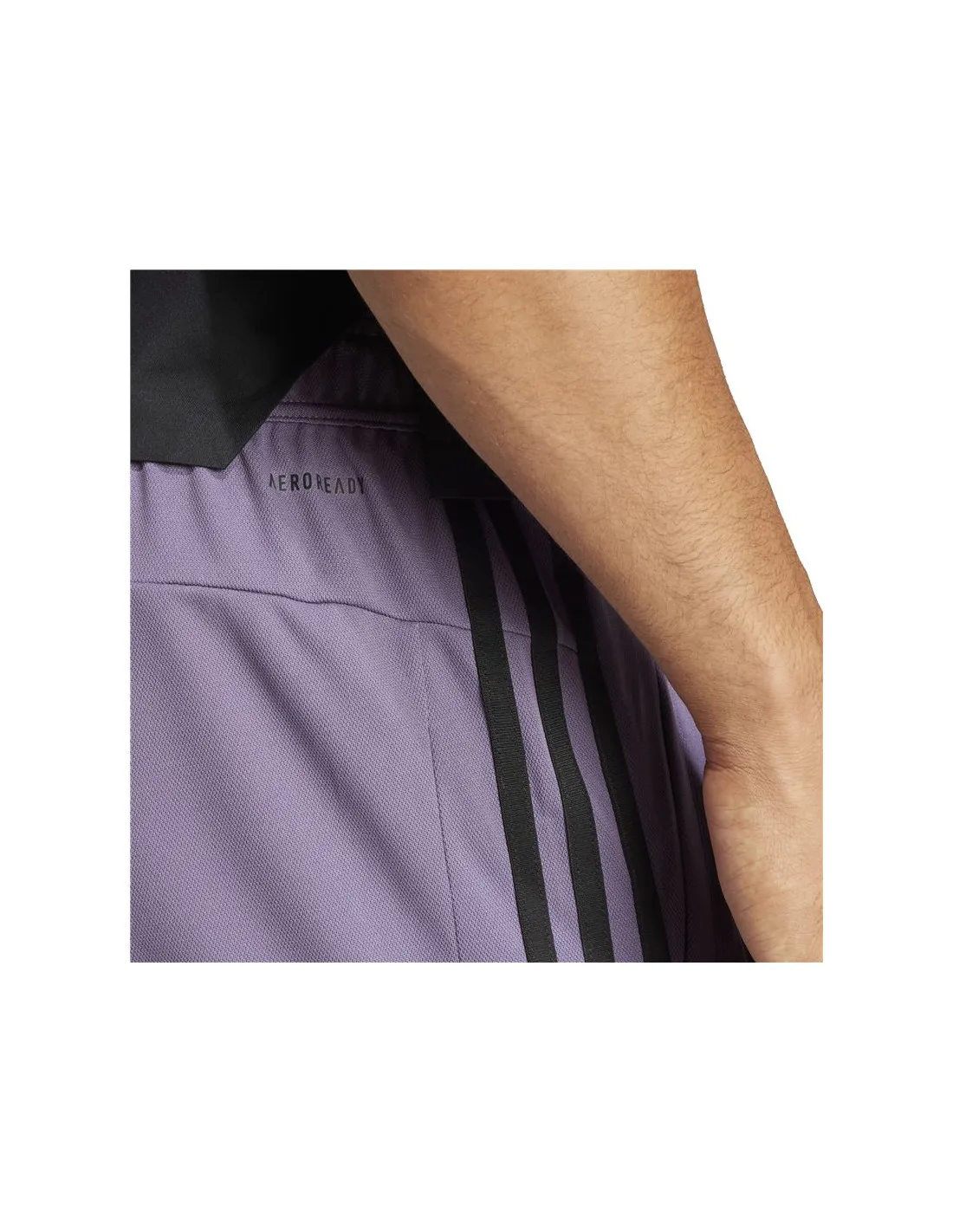 PANTALóN DE FITNESS ADIDAS ESSENTIALSTRAININGESSENTIALS PIQUé 3BANDAS HOMBRE VIOLETA