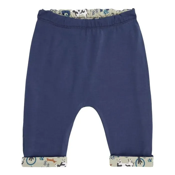 Pantalón Reversible BAKER Azul Marino + Vaca y Perro