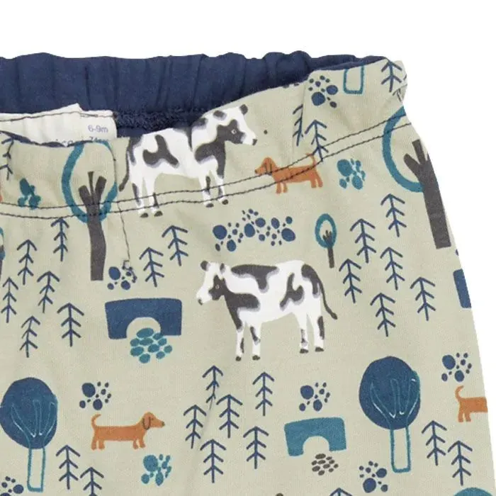 Pantalón Reversible BAKER Azul Marino + Vaca y Perro