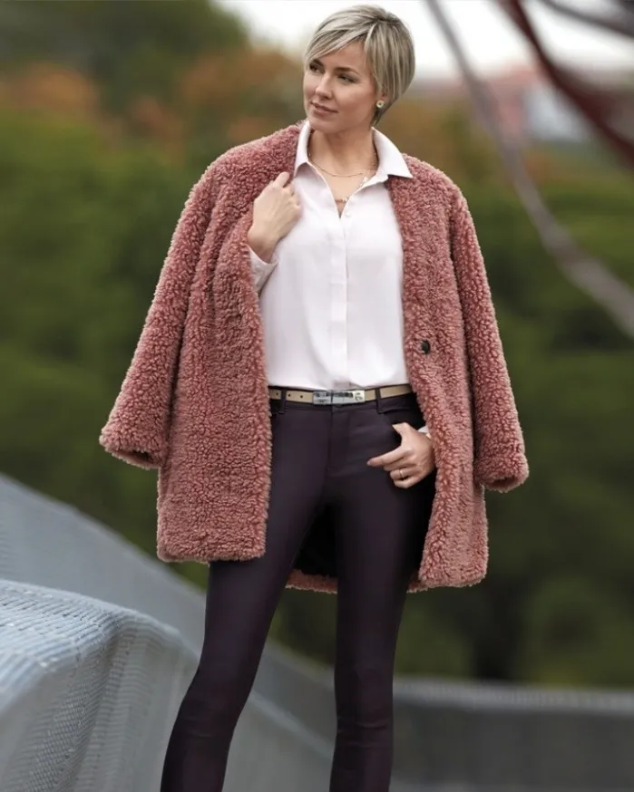 PANTS LEATHERJEANS 1025216 JANIRA