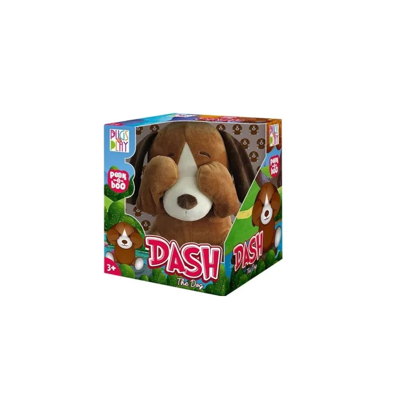 PELUCHE PERRO PUGS AT PLAY PEEK A BOO DASH WABRO