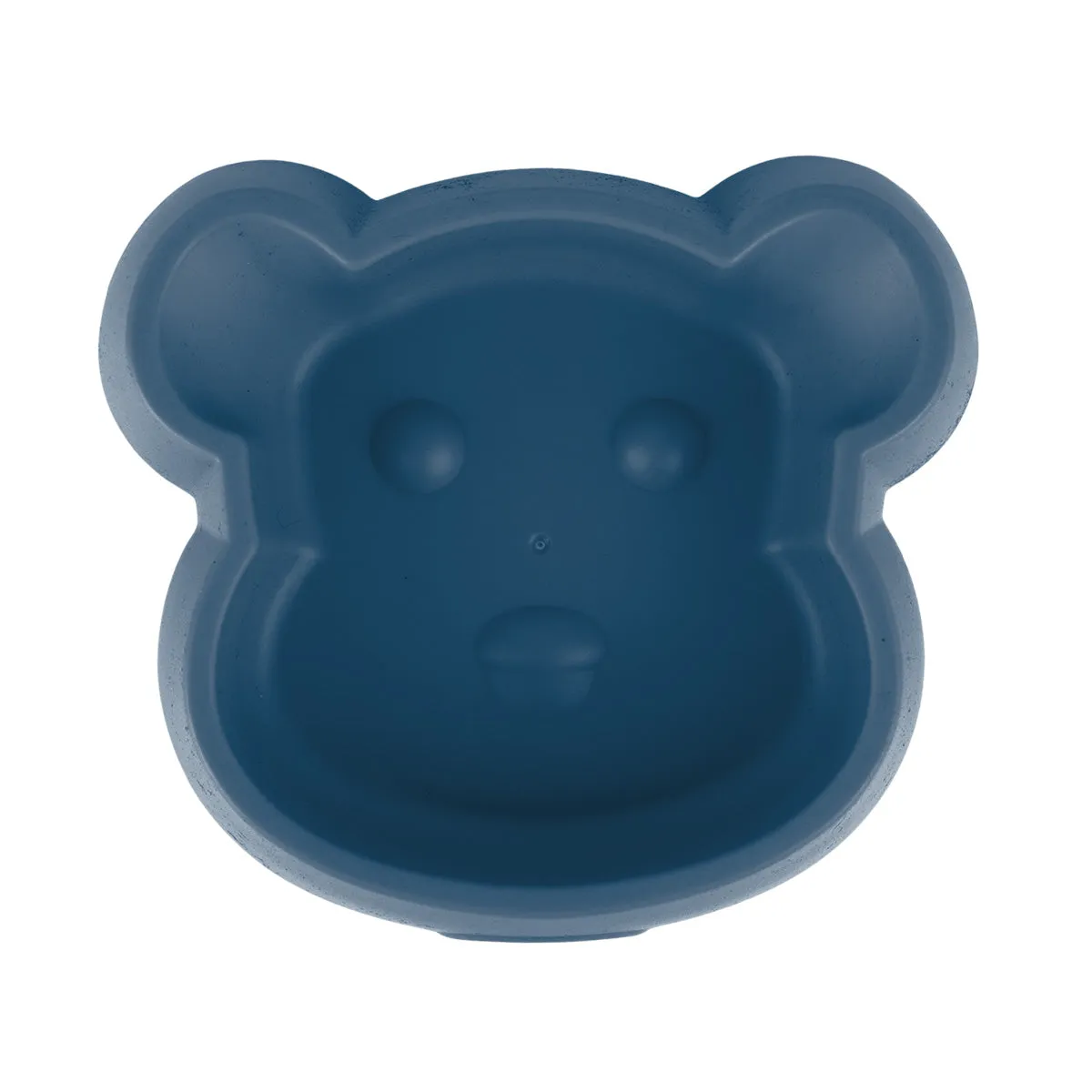 Plato color Azul Petróleo con Diseo de Mono para Mascota