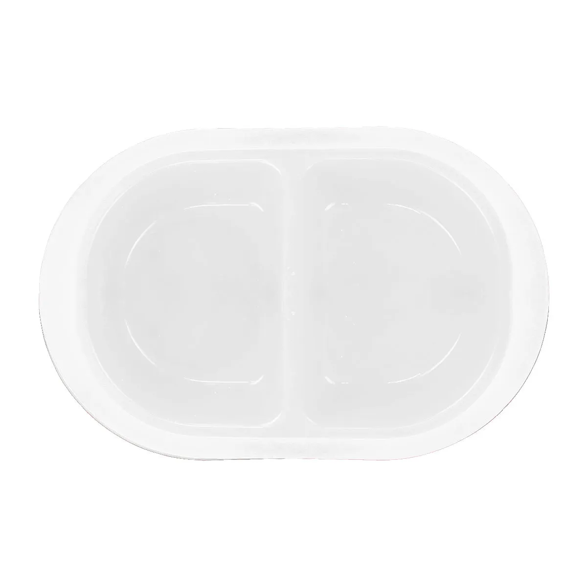 Plato Doble color Blanco para Mascota