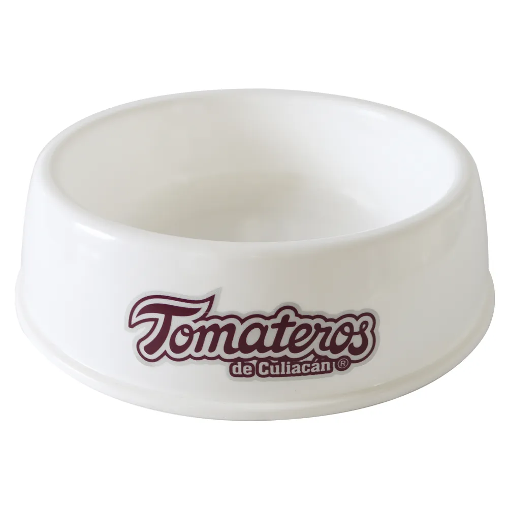 Plato para Mascota Tomateros de Culiacán Blanco