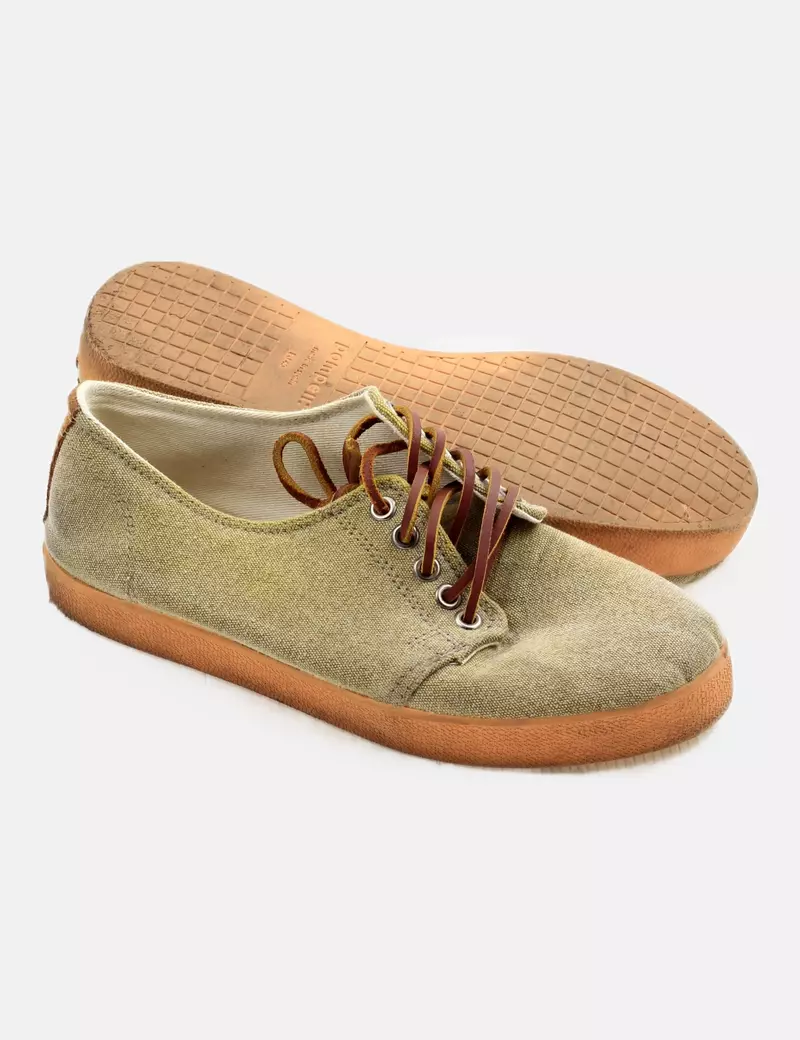 POMPELLI Zapatillas camel cordones
