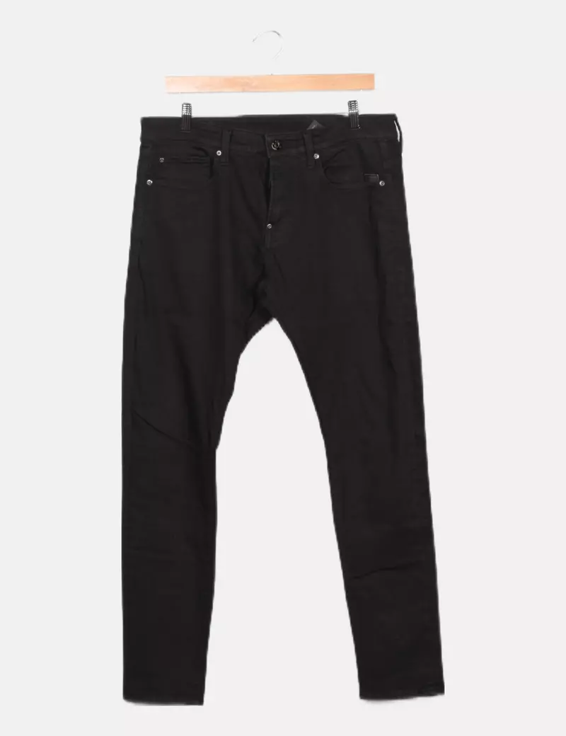 Raw Pantalón negro básico