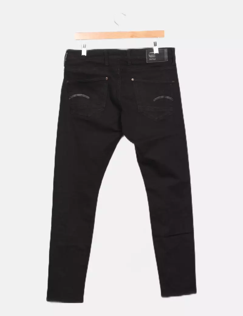 Raw Pantalón negro básico