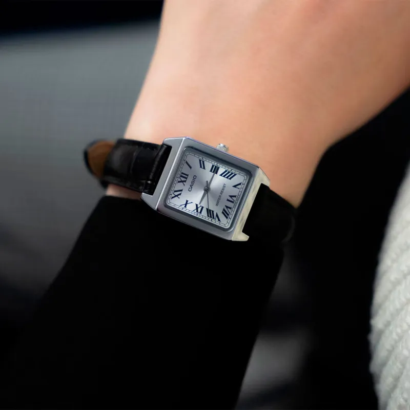 RELOJ CASIO ACERO CORREA PIEL MUJER LTPB150L7B1EF