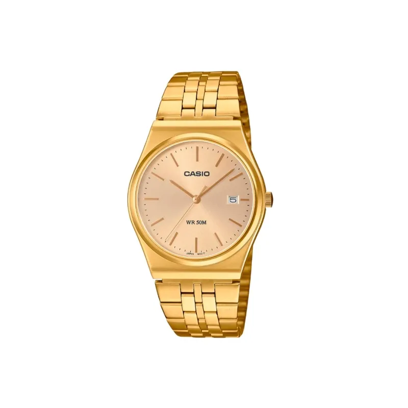 RELOJ CASIO COLLECTION ACERO DORADO MTPB145G9AVEF