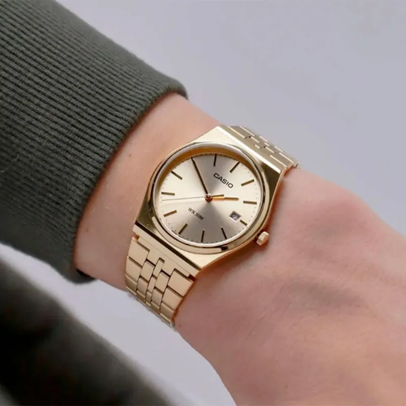RELOJ CASIO COLLECTION ACERO DORADO MTPB145G9AVEF