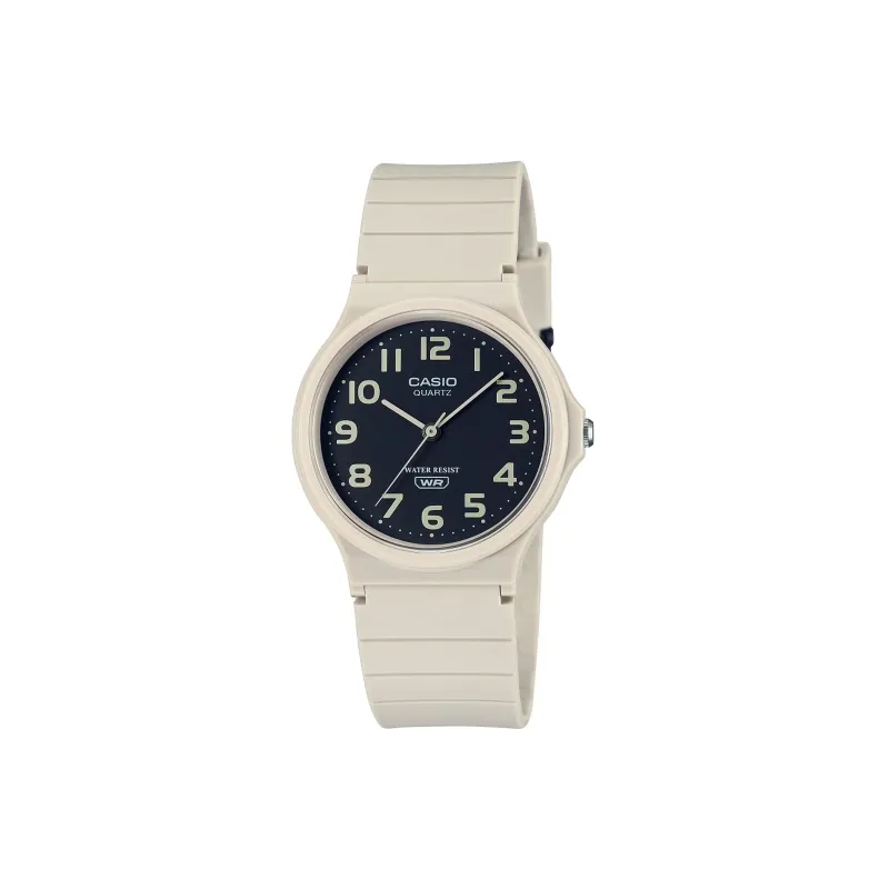 RELOJ CASIO DIGITAL BEIGE ESFERA NEGRA MUJER MQ24UC8BEF