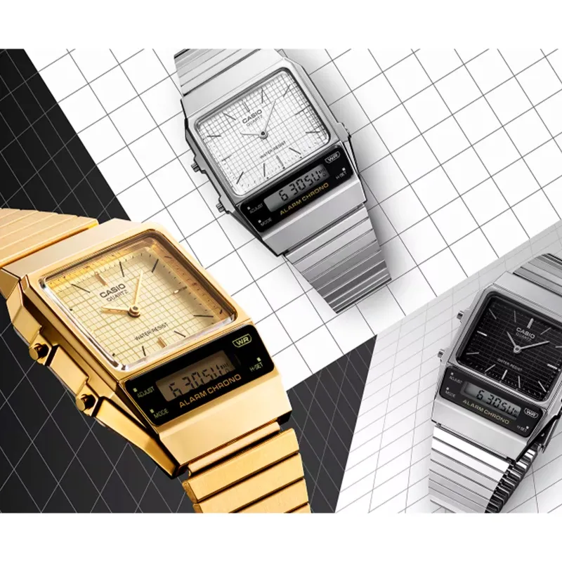 RELOJ CASIO EDGY COLLECTION DORADO AQ800EG9AEF