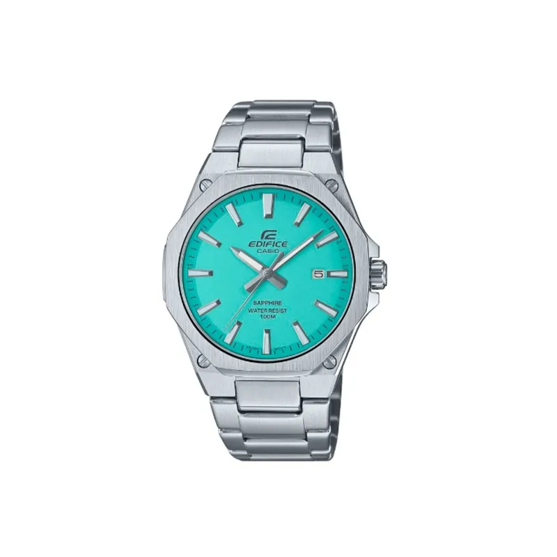 RELOJ CASIO EDIFICE ACERO ESFERA TURQUESA EFRS108D2BV