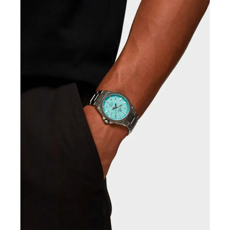 RELOJ CASIO EDIFICE ACERO ESFERA TURQUESA EFRS108D2BV