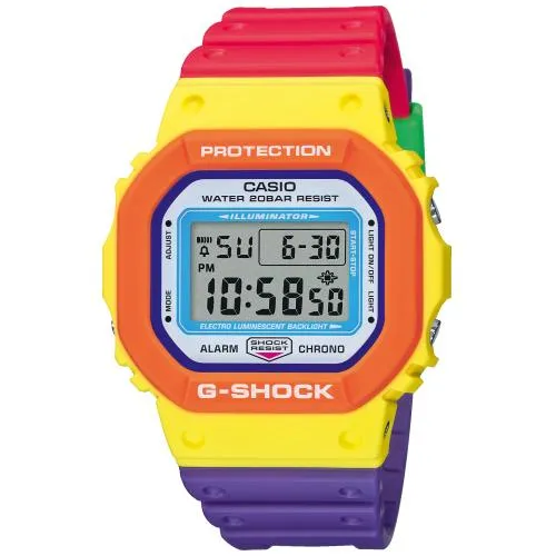 RELOJ CASIO GSHOCK MULTICOLOR DW5610DN9ER
