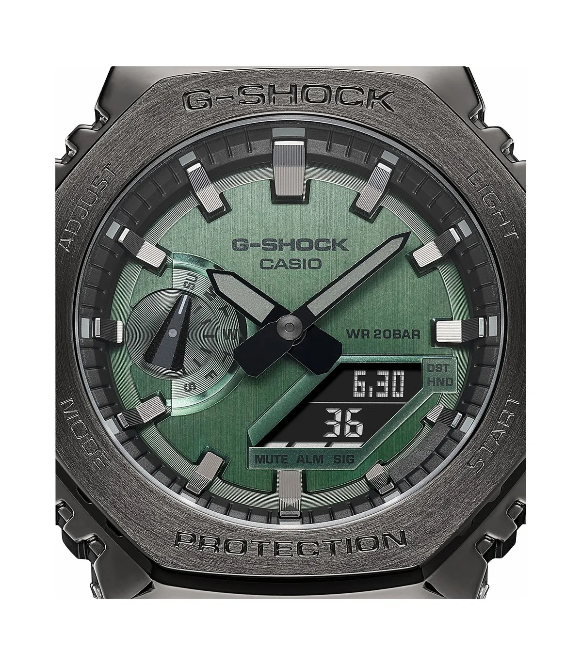 RELOJ CASIO HOMBRE GSHOCK VERDE  GM2100B3AER