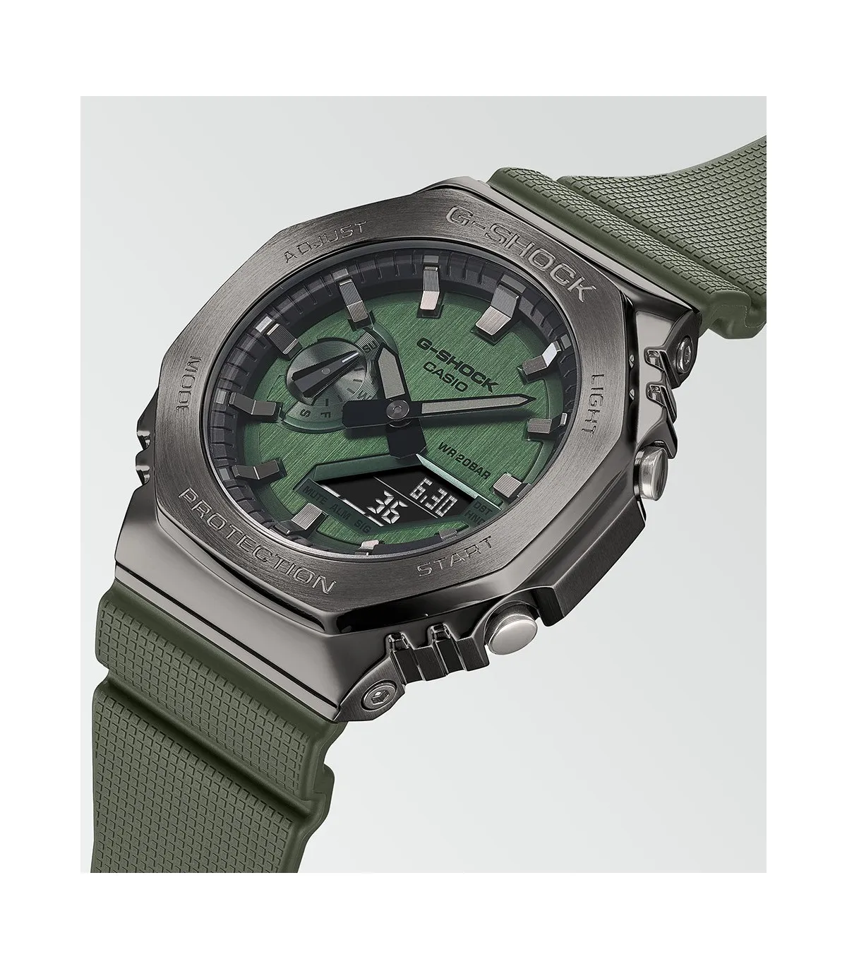 RELOJ CASIO HOMBRE GSHOCK VERDE  GM2100B3AER