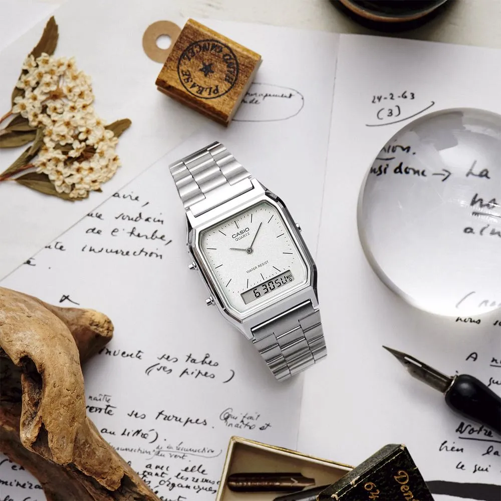 RELOJ CASIO VINTAGE AQ230A7AVT