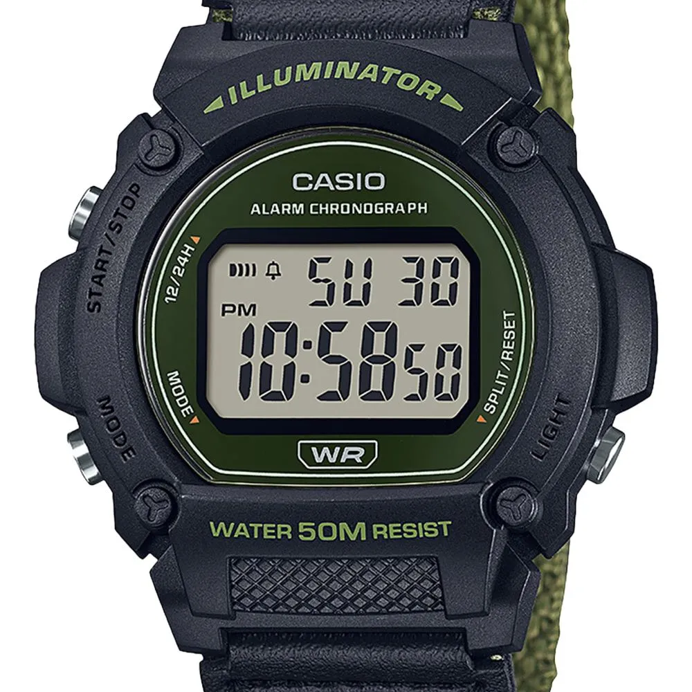 RELOJ CASIO W219HB3AVCF