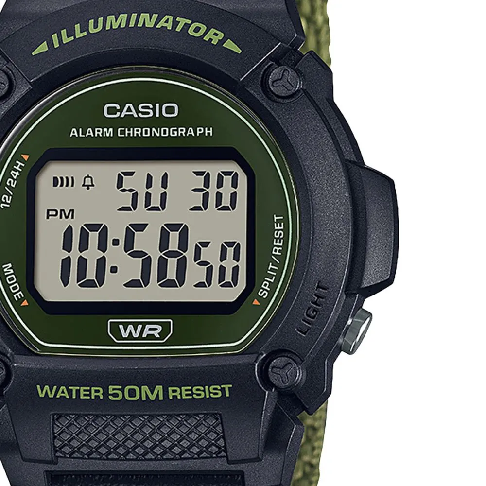 RELOJ CASIO W219HB3AVCF
