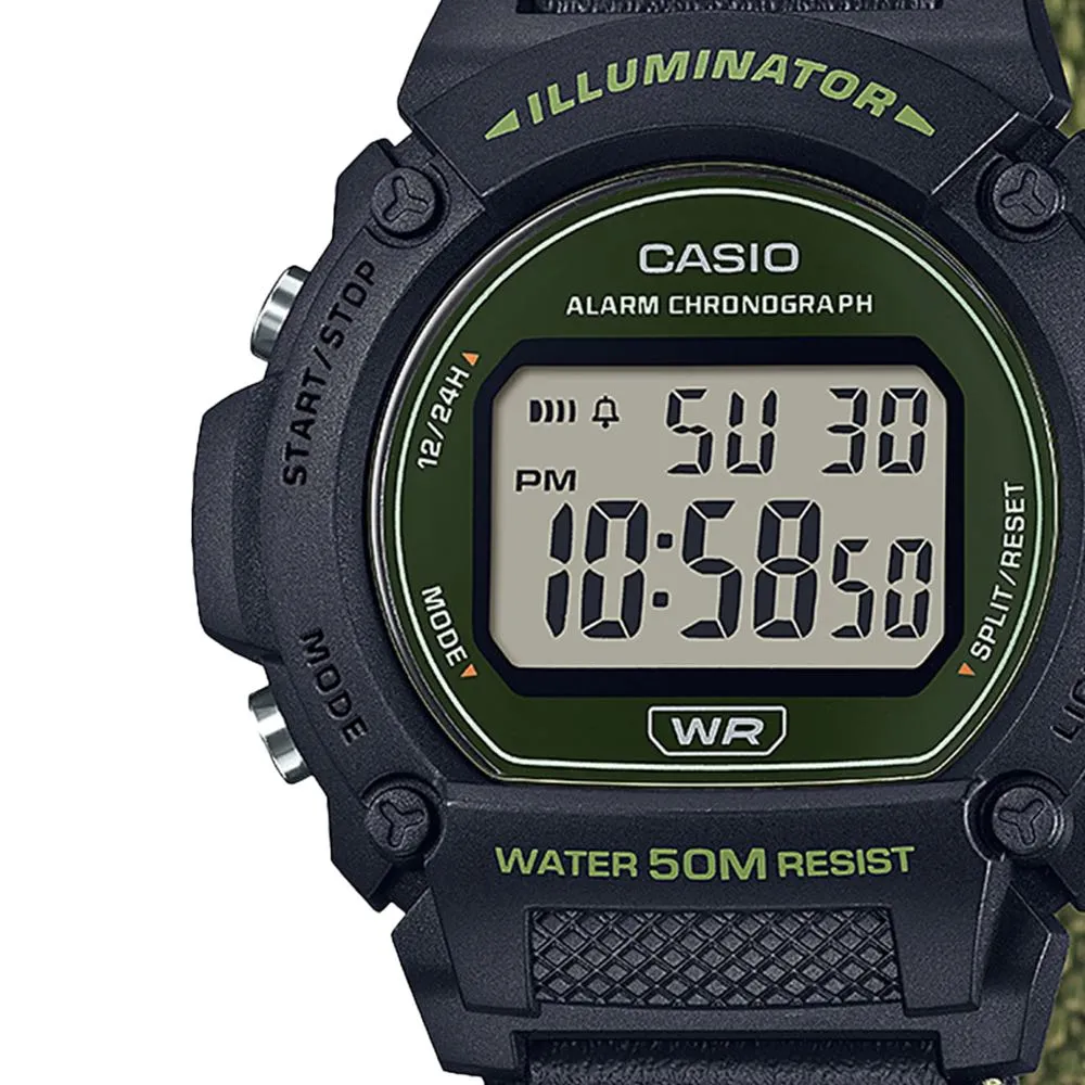 RELOJ CASIO W219HB3AVCF