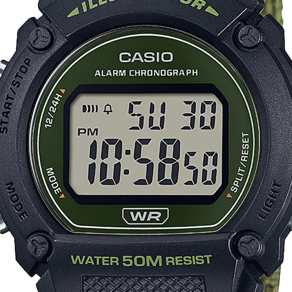 RELOJ CASIO W219HB3AVCF