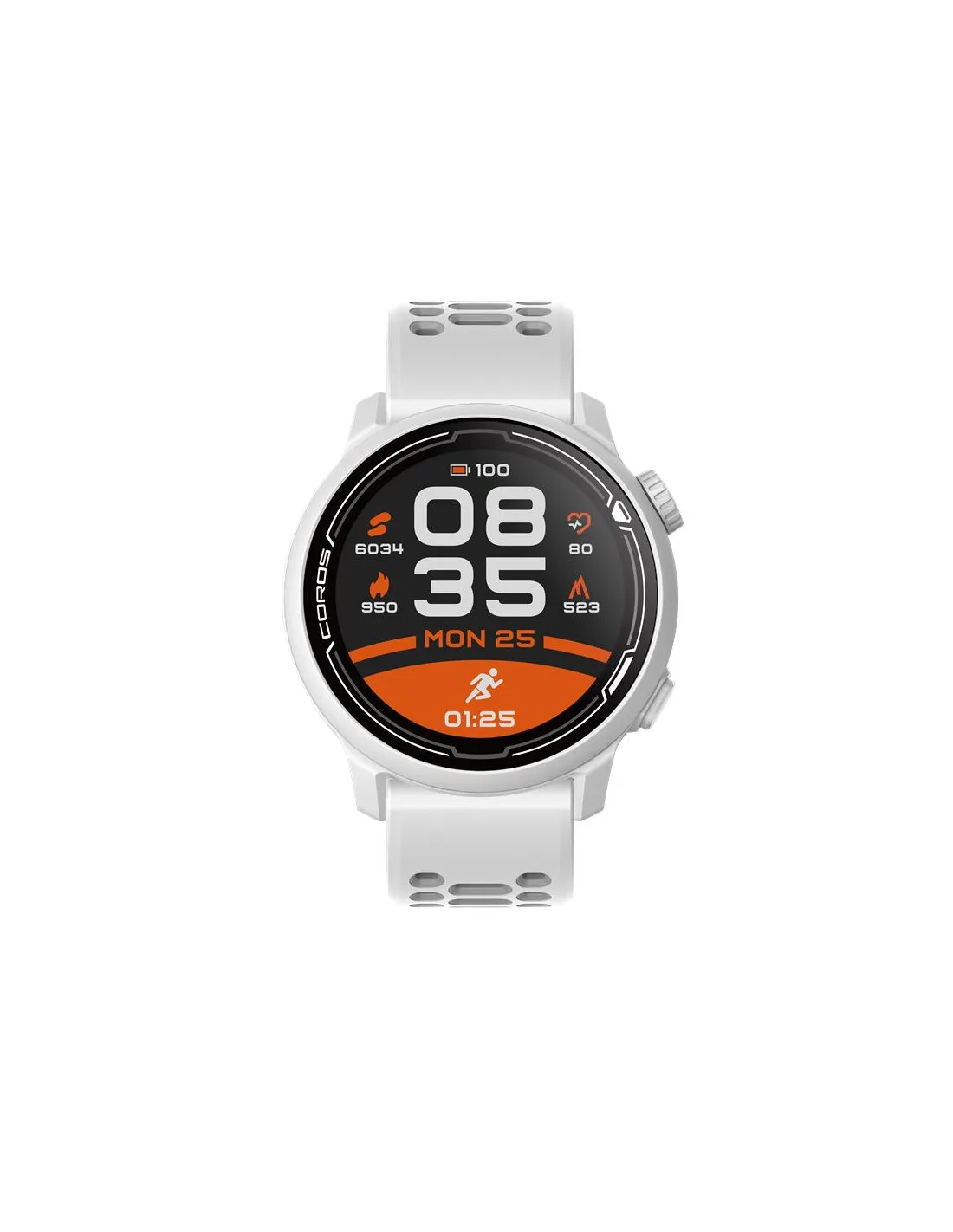 Reloj Coros Pace 2 Premium GPS Sport White Silicone Band