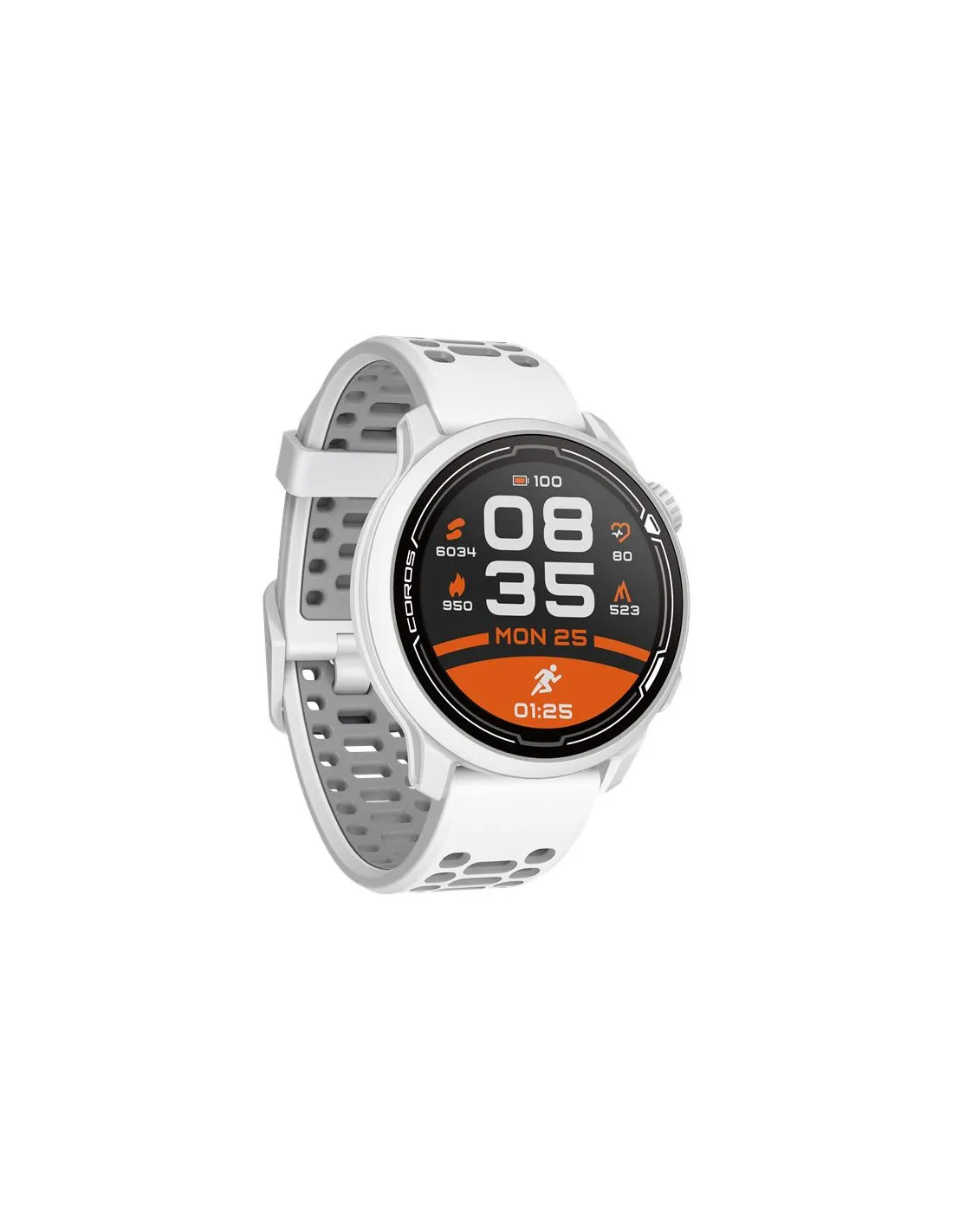 Reloj Coros Pace 2 Premium GPS Sport White Silicone Band