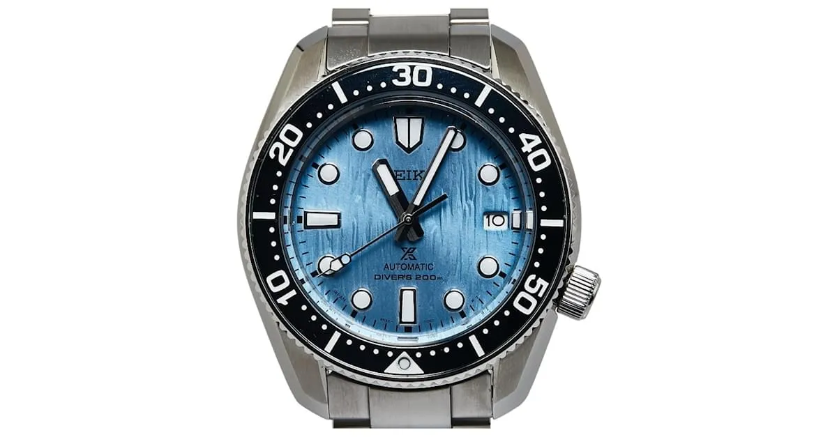 Reloj de buceo mecánico Seiko Save the Ocean Prospex 1968 Azul 