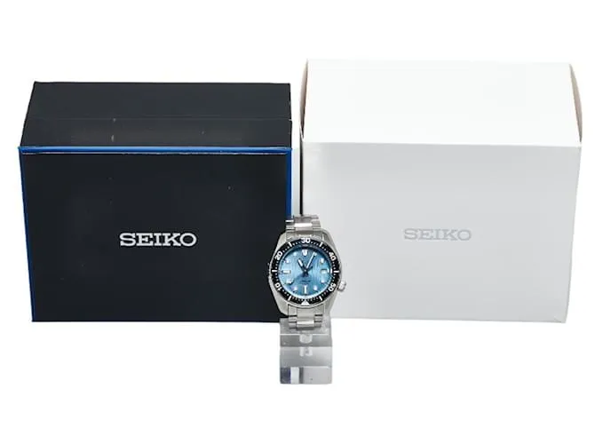 Reloj de buceo mecánico Seiko Save the Ocean Prospex 1968 Azul 