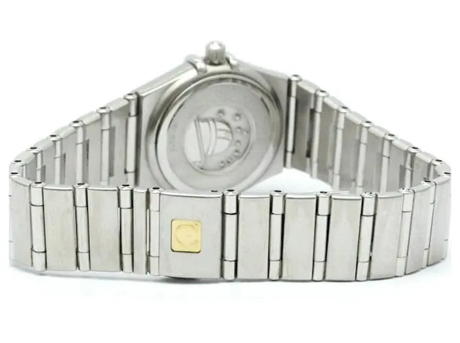 Reloj de cuarzo Omega Constellation de acero para mujer 
