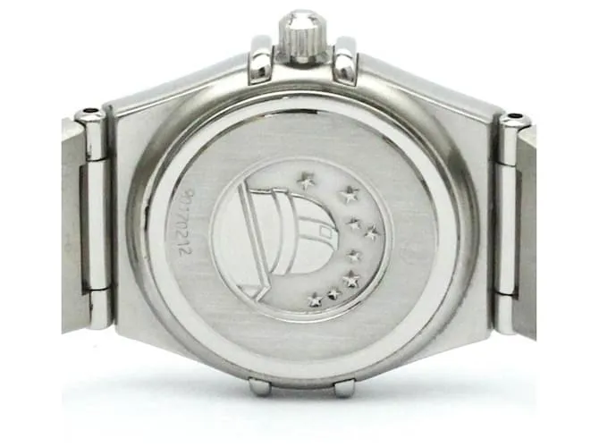 Reloj de cuarzo Omega Constellation de acero para mujer 