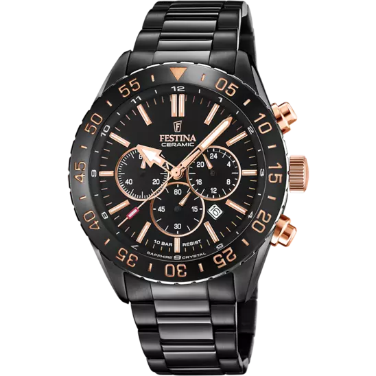 RELOJ DE HOMBRE FESTINA CERAMIC F20577/1 CON ESFERA NEGRA
